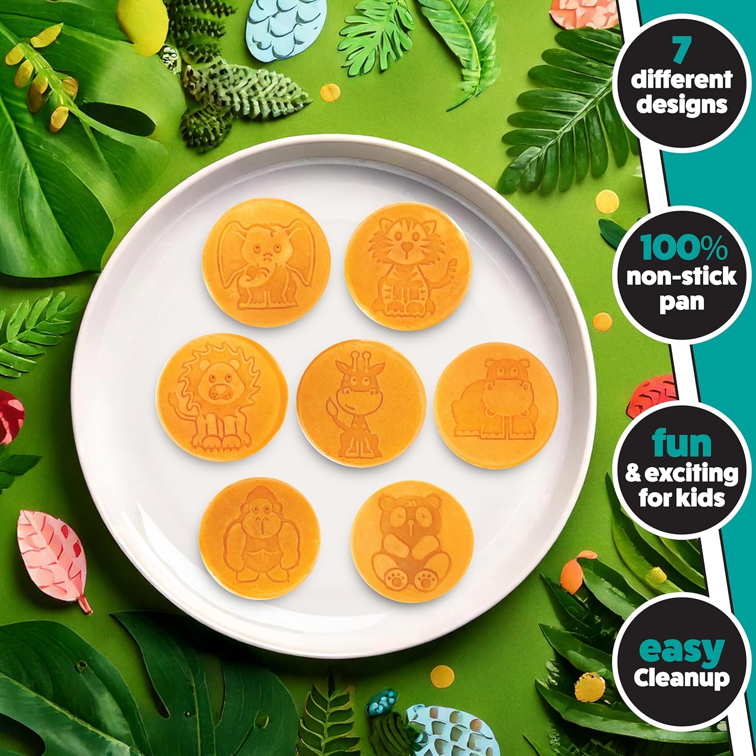 Animal Mini Pancake Pan - Make - مراجعة Mini Pancake Griddle وسعره