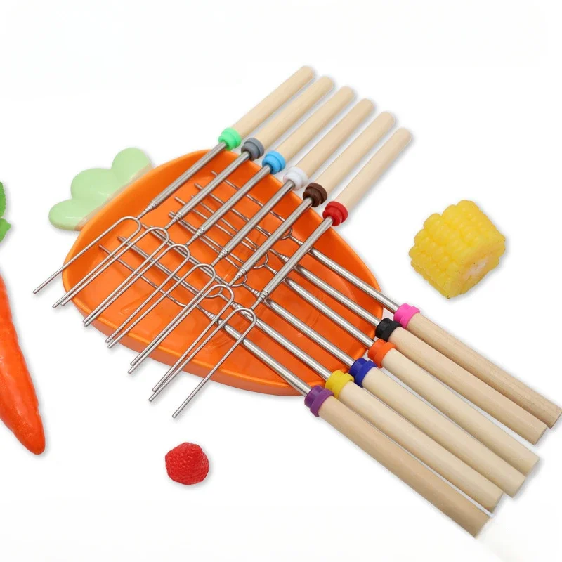 12pcs Telescoping Barbecue For - مراجعة Hot Dog Press وسعره