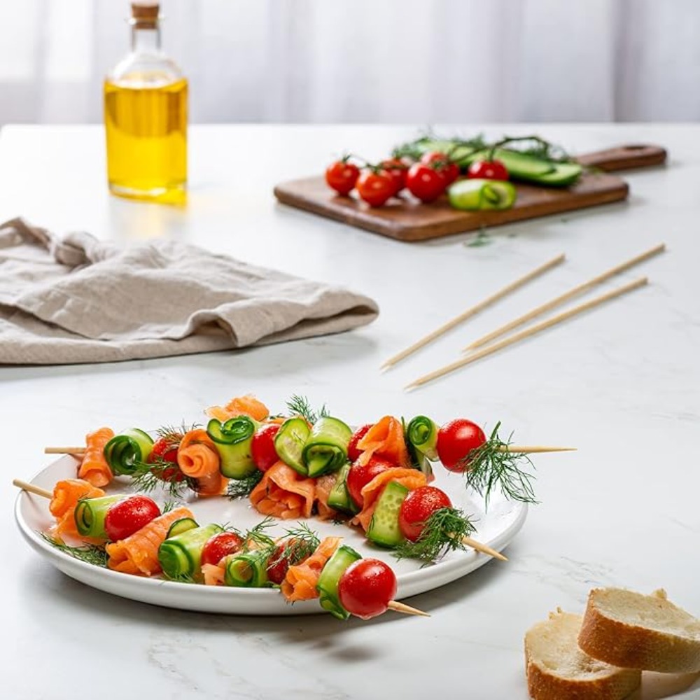 90-1350Pcs BBQ Skewers Bamboo  - مراجعة Corn Dog Stick وسعره